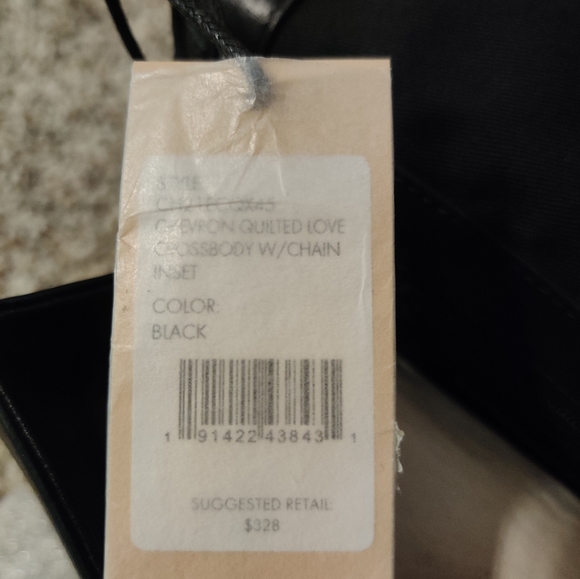 Rebecca Minkoff Chevron Quilted Love Crossbody with Chain Inset - Picture 9 of 9